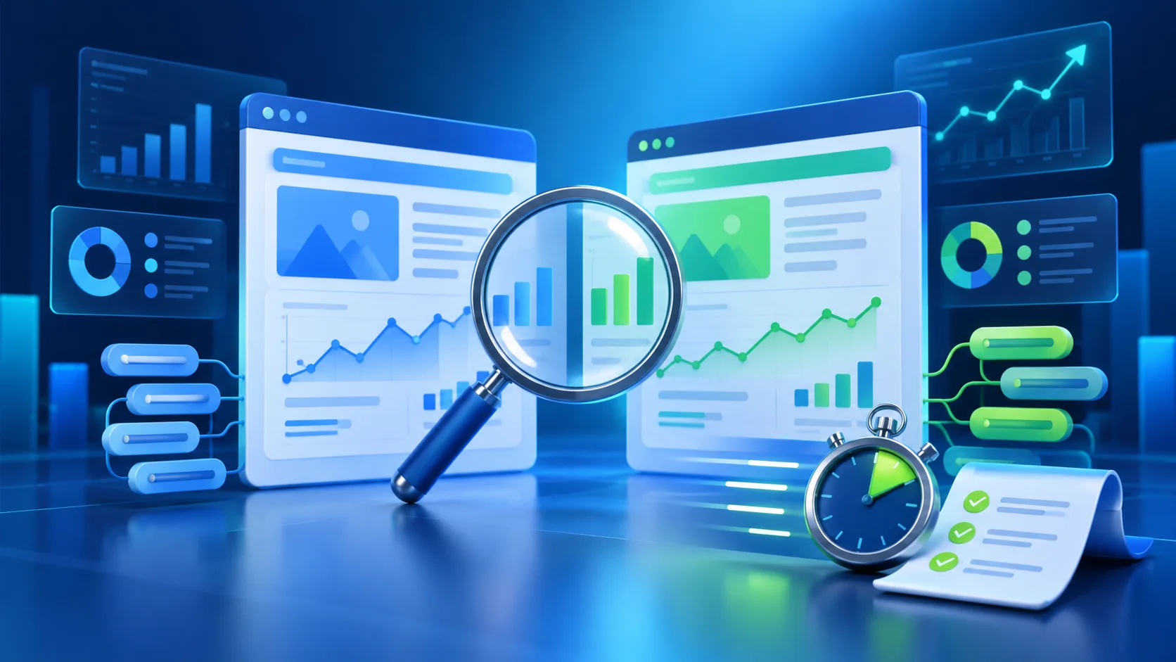 Быстрый SEO-анализ конкурентов: сравнение сайтов, графиков и запросов