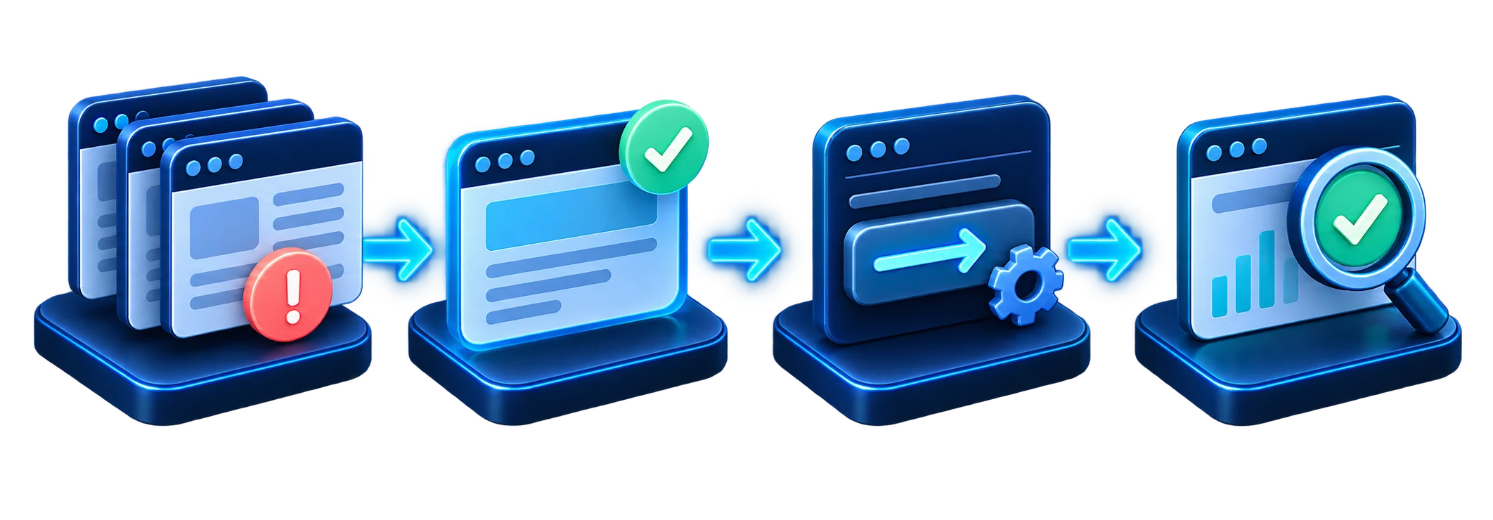 Этапы объединения конкурирующих SEO-страниц