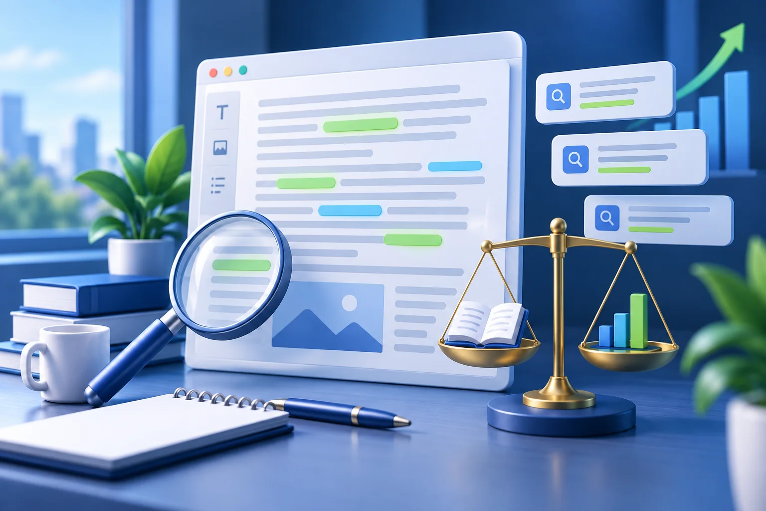 Баланс ключевых слов, полезного контента и SEO на странице