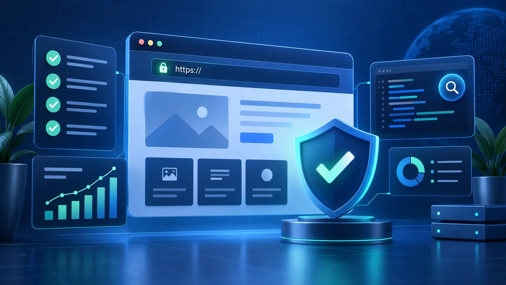 Аудит безопасности сайта: HTTPS, защитные настройки и отчёт.